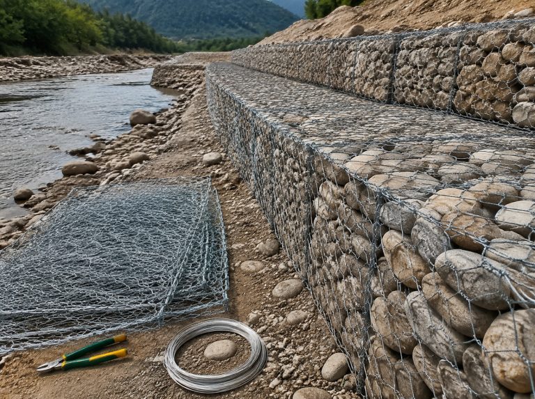 华宁县河道边坡石笼网